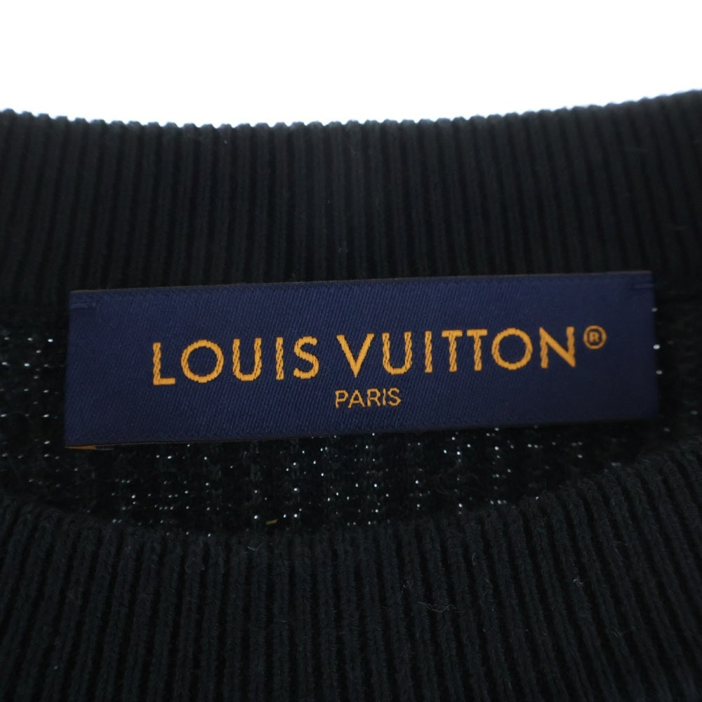 LOUIS VUITTON(ルイヴィトン) 25SS LV Vers Damoflage Jacquard Pullover ダミエ セーター グレー RM251Q AUR HQN72W