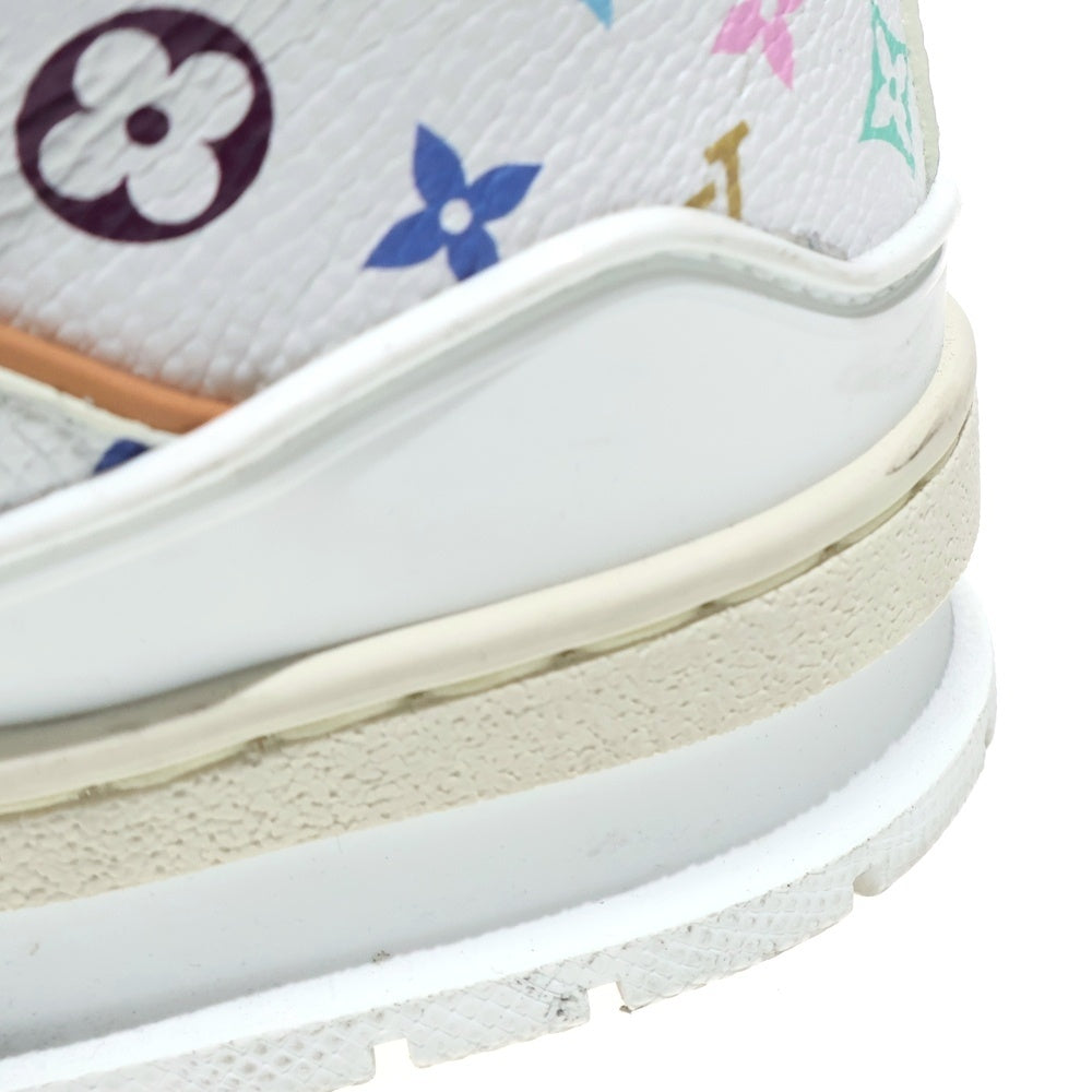 LOUIS VUITTON(ルイヴィトン) ×TM LV トレイナー モノグラム マルチカラー レザー レースアップ ローカットシューズ スニーカー ホワイト 1AJQC4