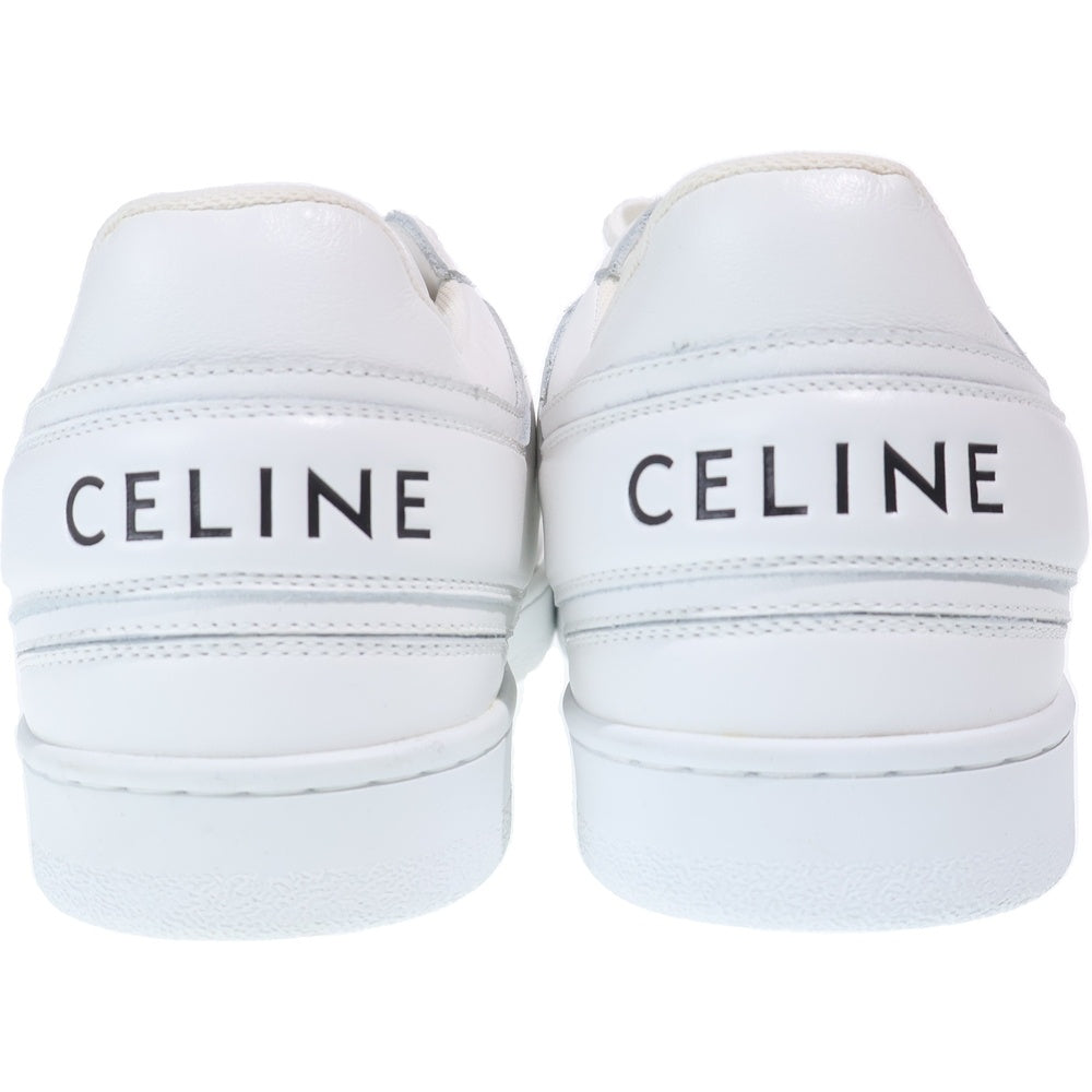 CELINE(セリーヌ) ブロックウェッジアウトソール レザー ローカットシューズ スニーカー ホワイト レディース