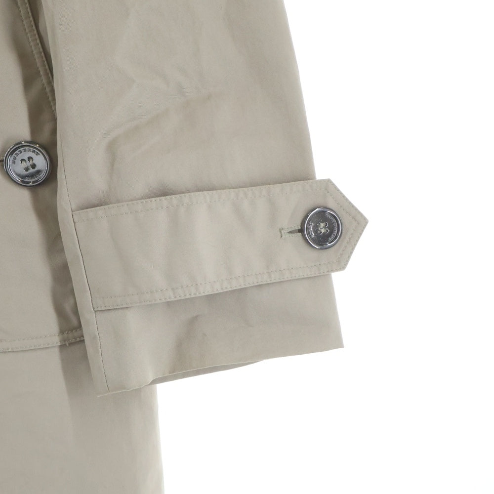 BURBERRY BRIT(バーバリー ブリット) コットン ダブルブレスト トレンチコート ベージュ レディース
