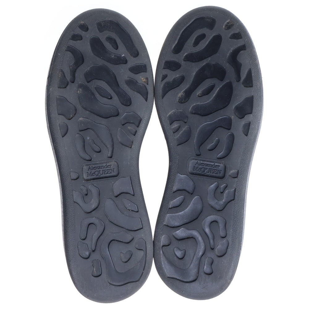 Alexander McQueen(アレキサンダーマックイーン) レザー サイドゴア ショートブーツ ブラック レディース