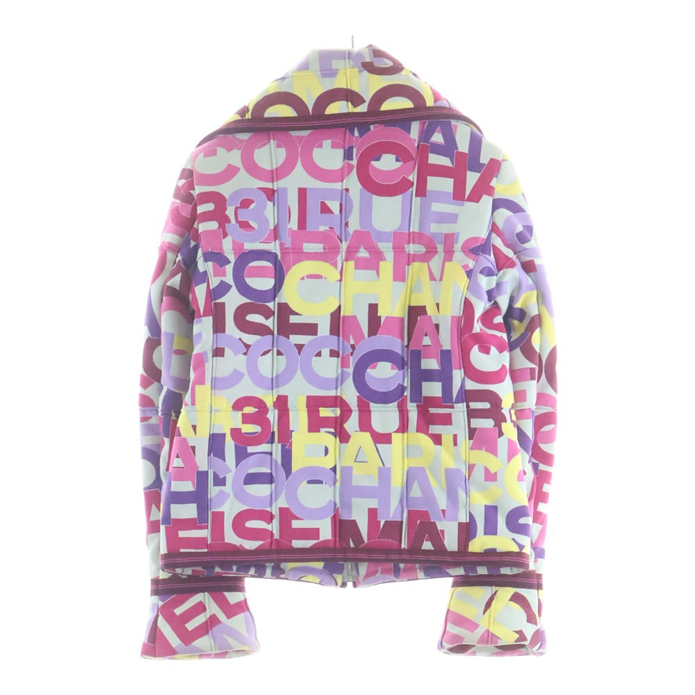 CHANEL(シャネル) 00AW CCロゴ 総柄 ジャケット アウター マルチカラー コットン P16058V08941 レディース