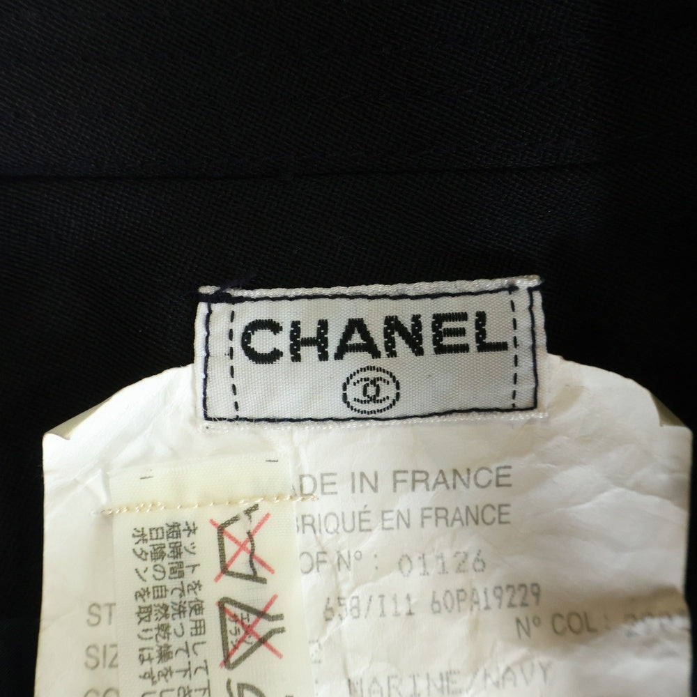 CHANEL(シャネル) ココボタン ダブルジャケット ネイビー 60PA19229 レディース