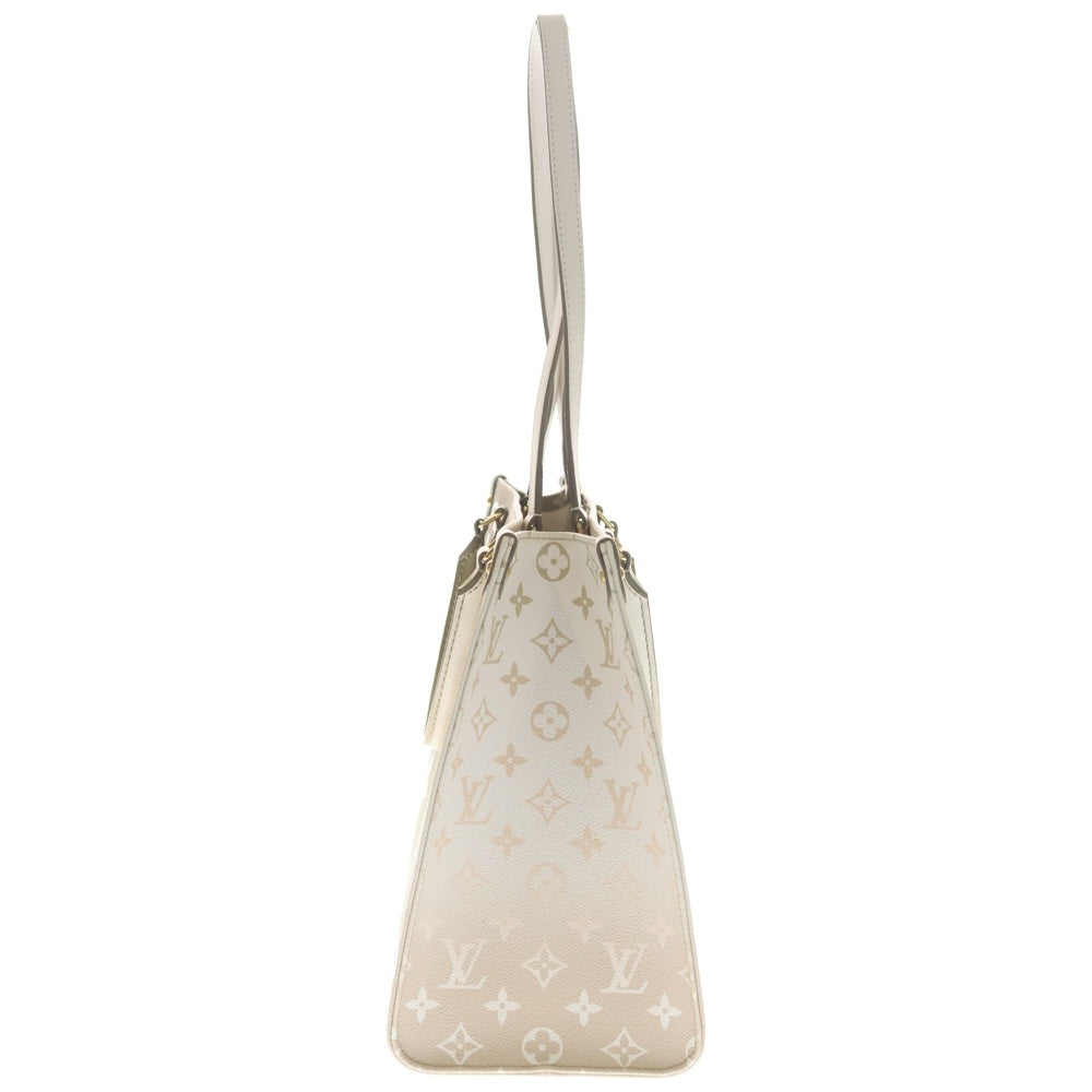 LOUIS VUITTON(ルイヴィトン) モノグラムスプリングインザシティ オンザゴー MM ハンドバッグ トートバッグ ライトグリーン レザー M20510 ゴールド金具 レディース