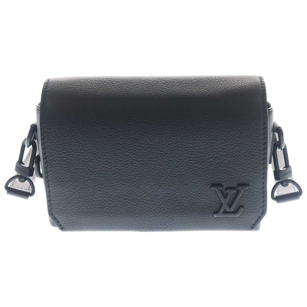 LOUIS VUITTON(ルイヴィトン) ファストライン・ウェアラブル ウォレット ショルダーバッグ ミニバッグ ブラック ノワール レザー M82085 ブラック金具 レディース
