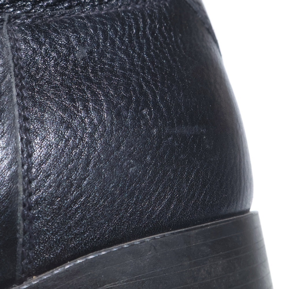 PRADA(プラダ) ロゴ ロングブーツ ブラック レザー 1W687C レディース
