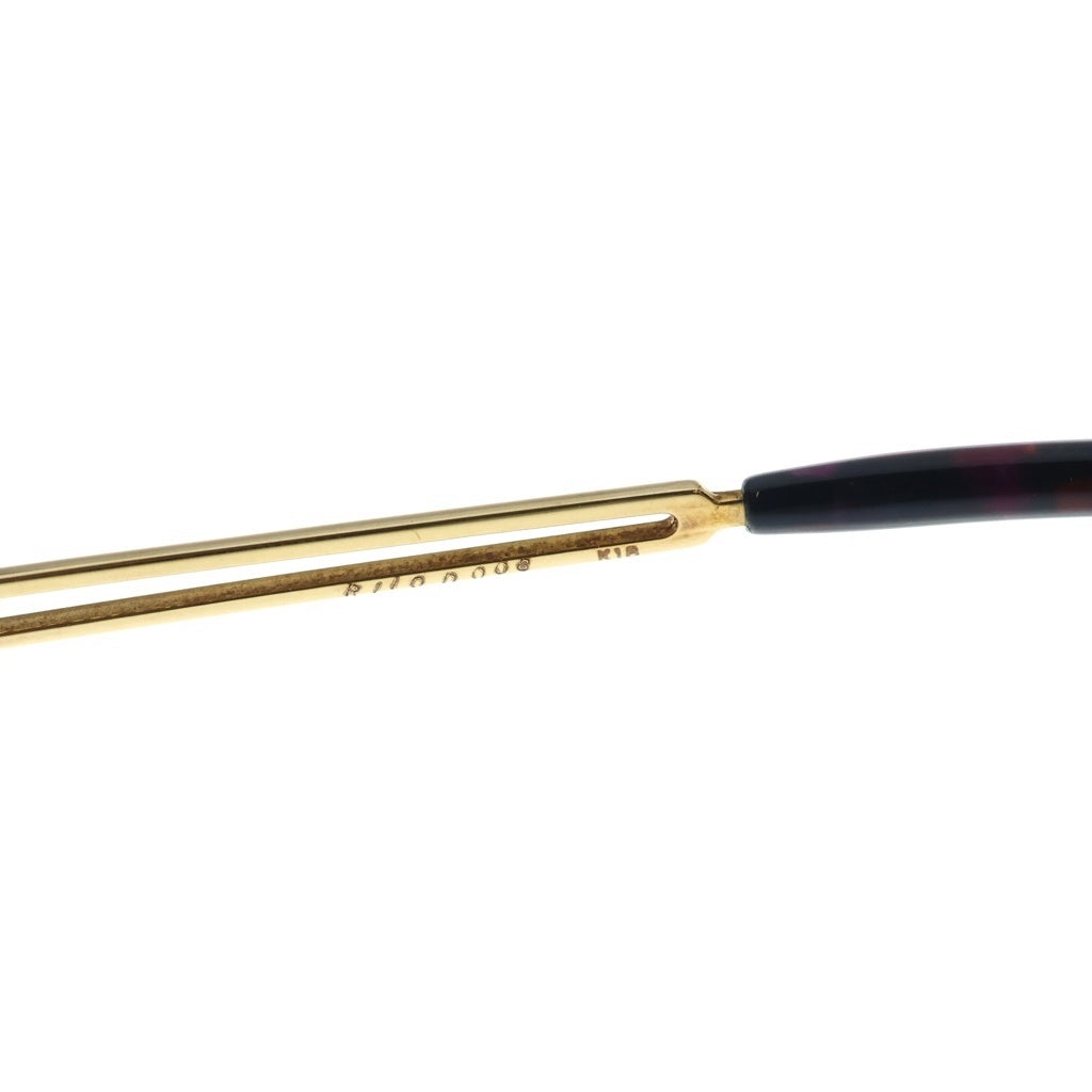 LEONARD(レオナール) K18 フレーム アイウェア ルビー ダイヤ 眼鏡 ヴィンテージ R1.10ct D0.08ct レディース