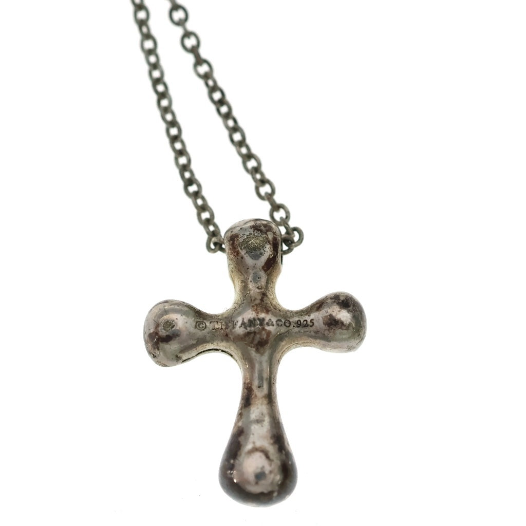 TIFFANY & Co.(ティファニー) スモールクロス ネックレス シルバー Ag925 SV ペンダント レディース