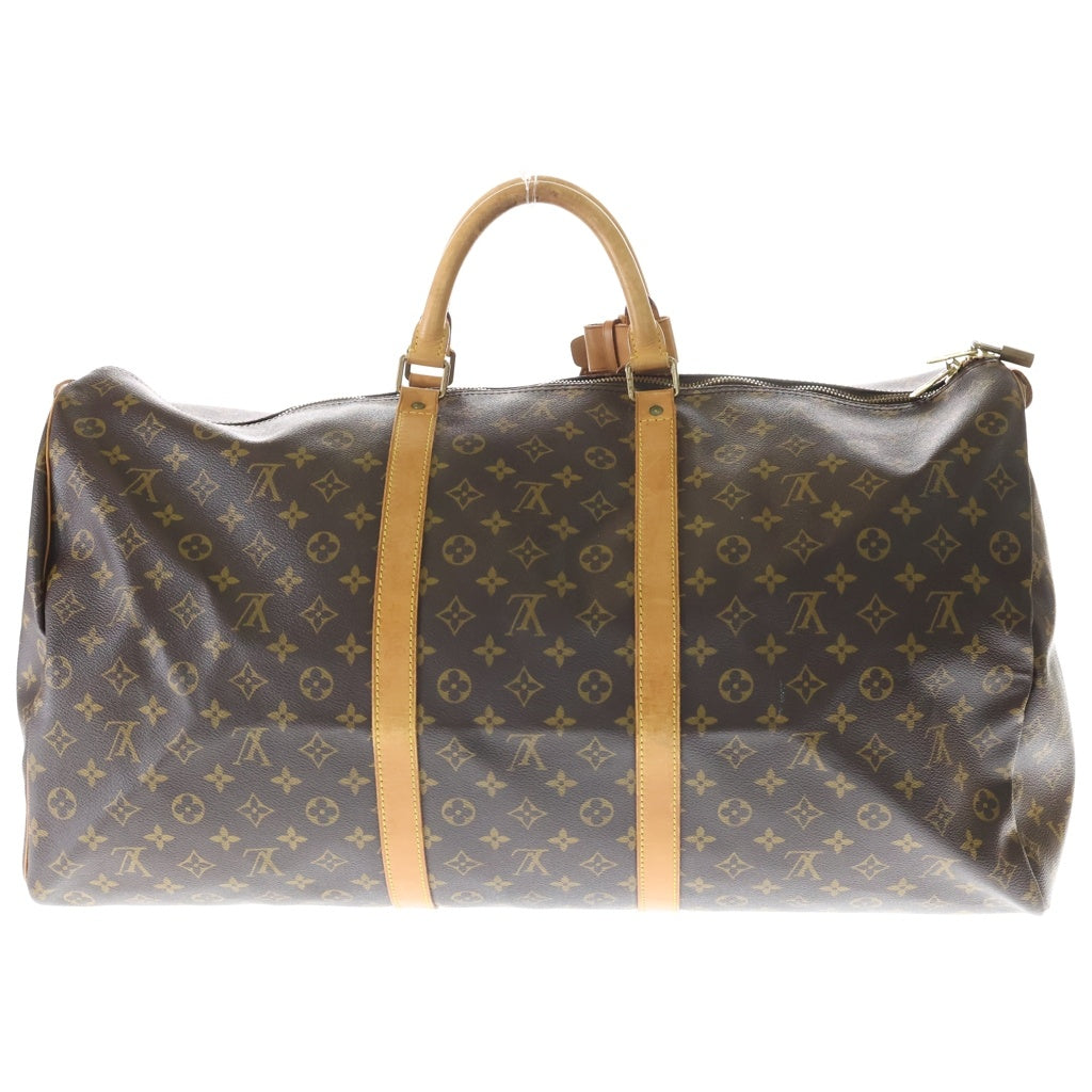 LOUIS VUITTON(ルイヴィトン) モノグラム キーポル60 トラベルバッグ ハンドバッグ ボストンバッグ ブラウン レザー M41422 ゴールド金具