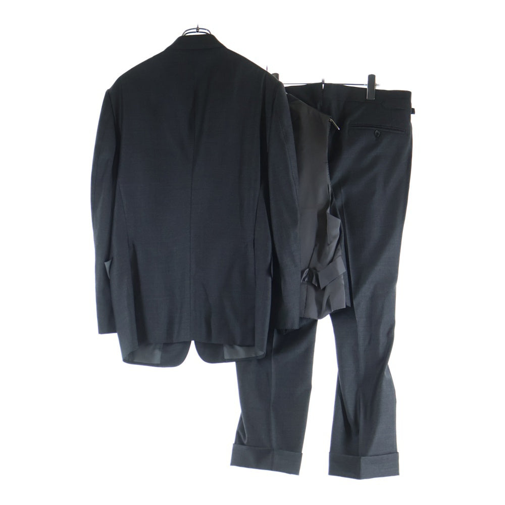 TOM FORD(トムフォード) セットアップ スーツ 3ピース ウール 2B テーラードジャケット ベスト スラックスパンツ グレー T22R01 31AL43