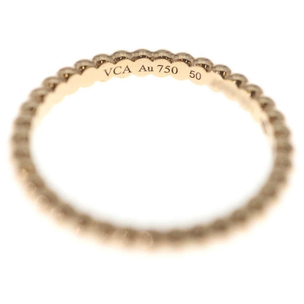 Van Cleef & Arpels(ヴァンクリーフアンドアーペル) ペルレ リング Au750 K18 PG ピンクゴールド 指輪 VCARPJMF50 レディース