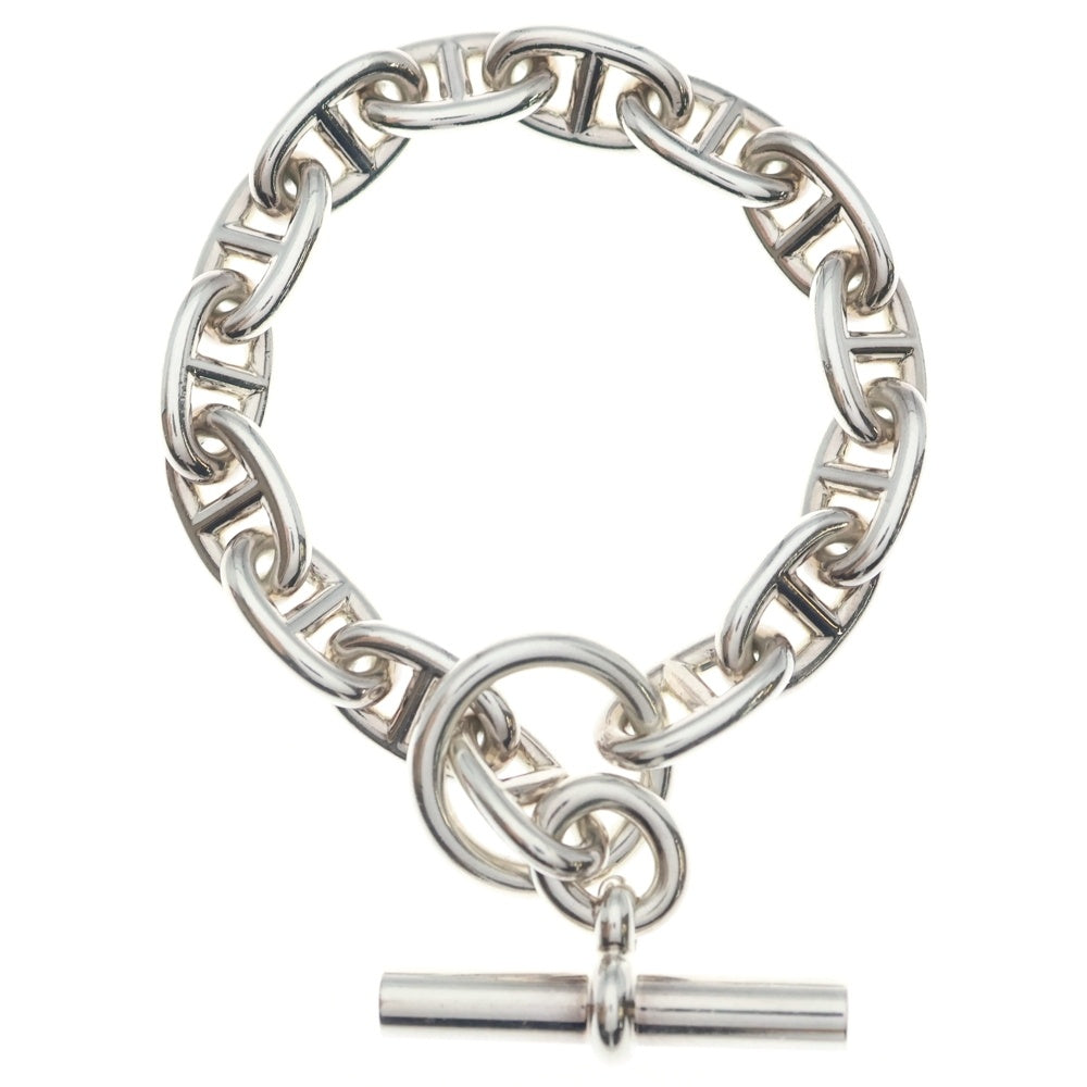 HERMES(エルメス) シェーヌダンクルMM ブレスレット チェーン シルバー 15コマ Ag925 53.8g