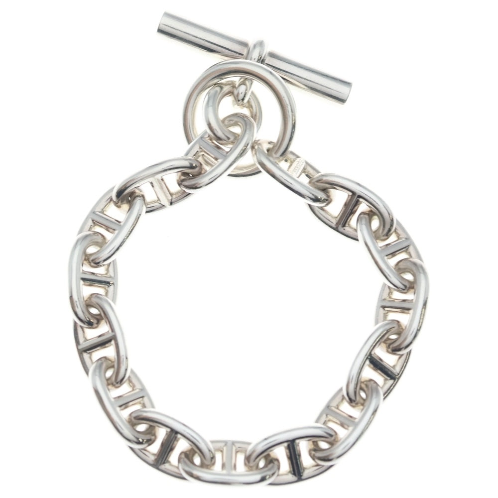 HERMES(エルメス) シェーヌダンクルMM ブレスレット チェーン シルバー 15コマ Ag925 53.8g