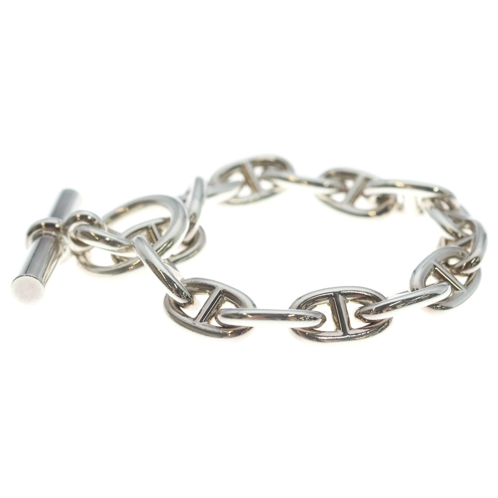 HERMES(エルメス) シェーヌダンクルMM ブレスレット チェーン シルバー 15コマ Ag925 53.8g