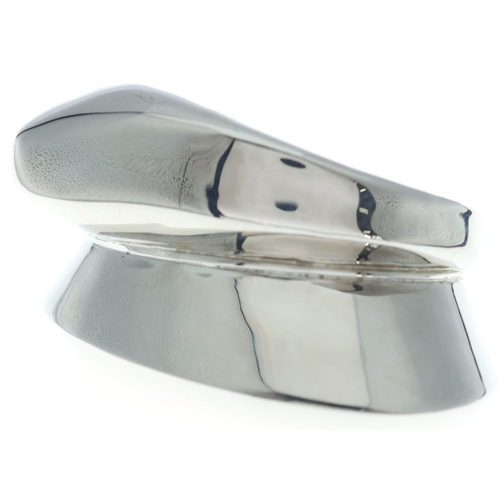 Alexander McQueen(アレキサンダーマックイーン) Sculptual Cuff Bracelet スカルプチュアル カフ ブレスレット メタル バングル シルバー レディース