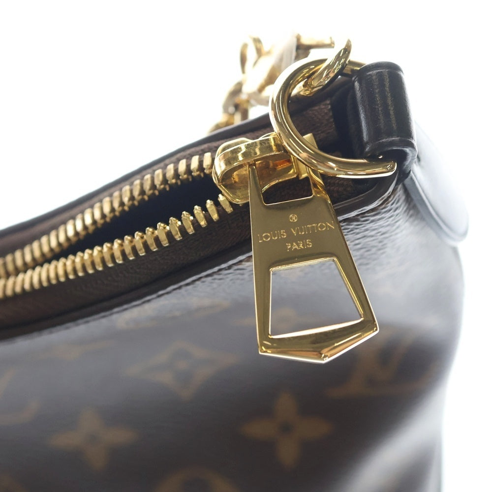 LOUIS VUITTON(ルイヴィトン) ブーローニュNM モノグラム PVC レザー 2WAY チェーン ショルダーバッグ ゴールド金具 ブラウン M45831 レディース