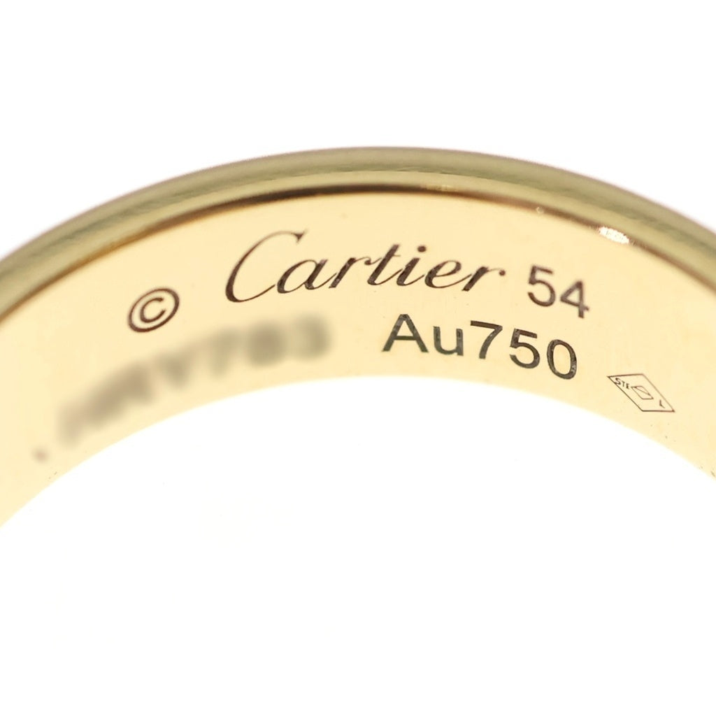 Cartier(カルティエ) ラブリング Au750 YG イエローゴールド #54 レディース