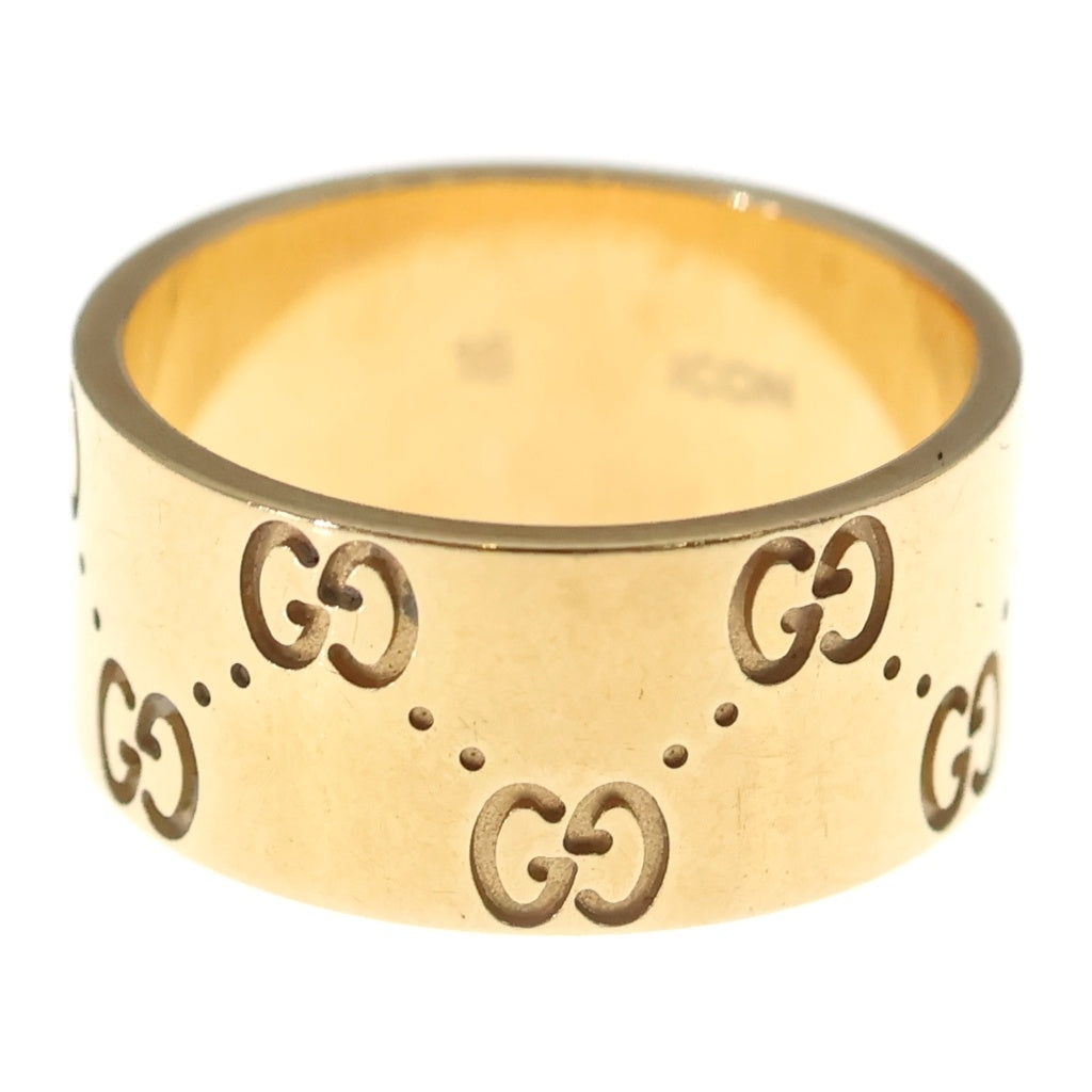 GUCCI(グッチ) アイコン リング 指輪 ゴールド 750 K18 9g レディース