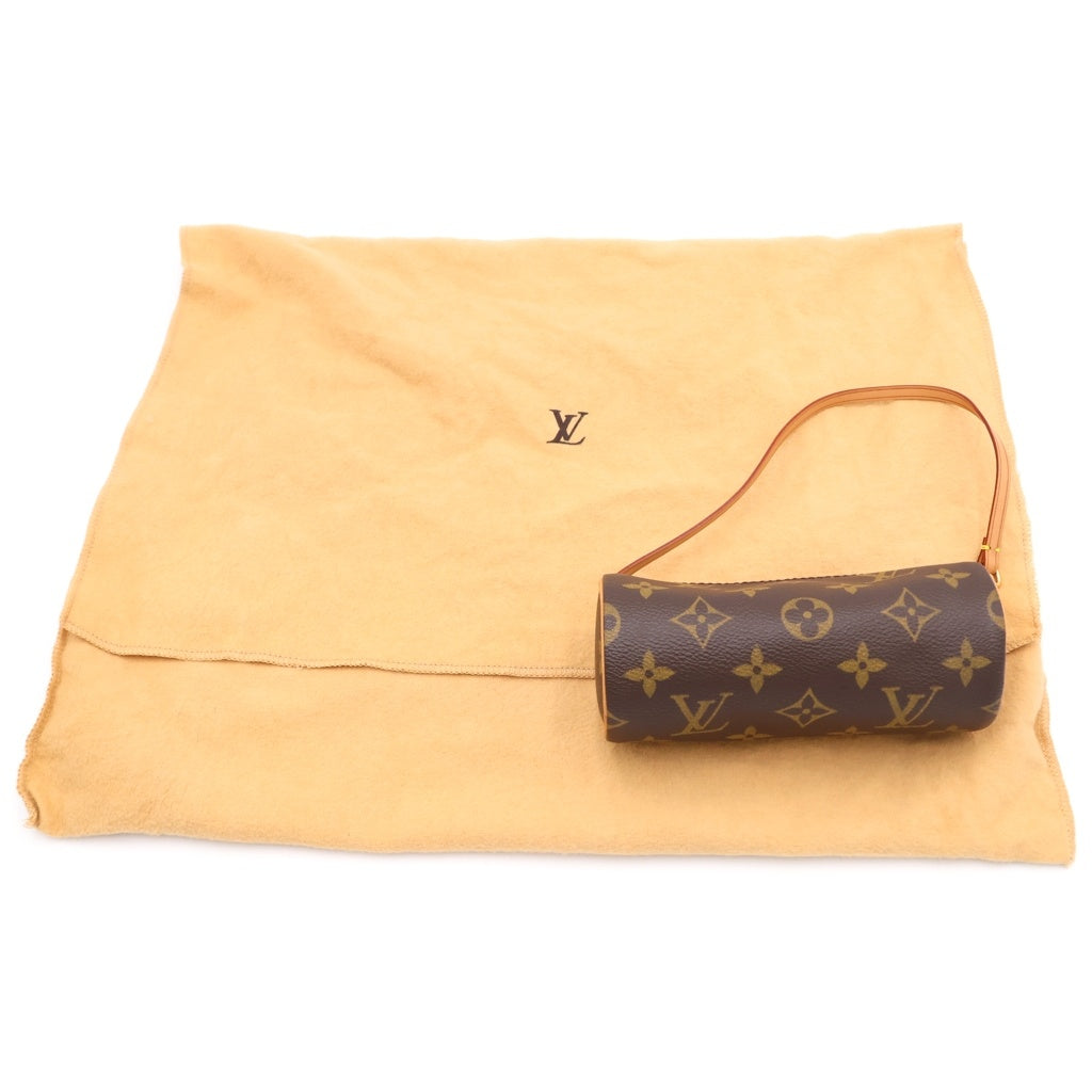 LOUIS VUITTON(ルイヴィトン) モノグラム パピヨン30 ハンドバッグ ブラウン PVCレザー M51385 ゴールド金具 レディース
