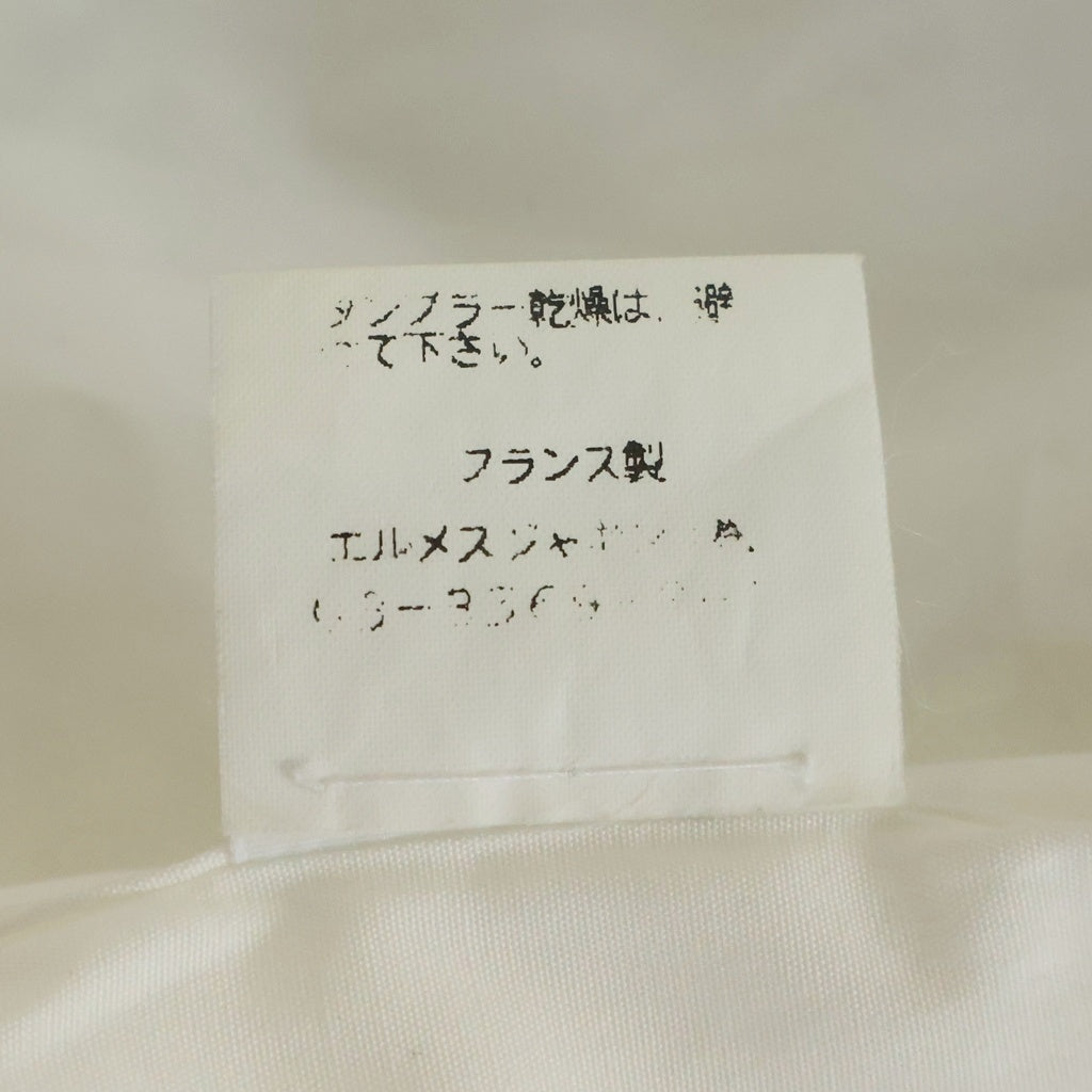 HERMES(エルメス) ドレスシャツ ホワイト コットン