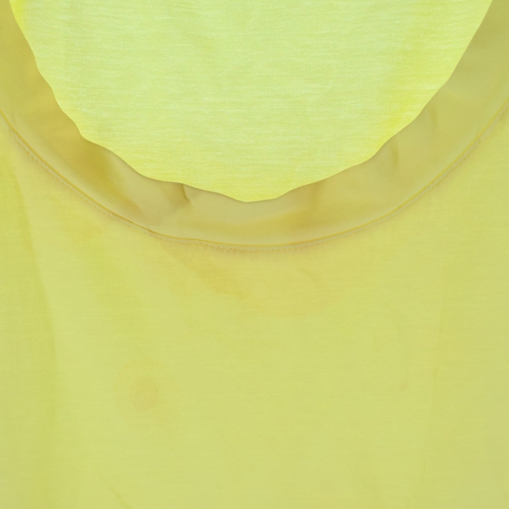 HERMES(エルメス) ステッチデザイン クルーネック 半袖Tシャツ カットソー イエロー