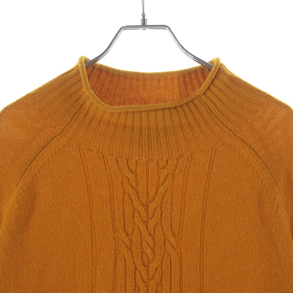 Loro Piana(ロロピアーナ) タートルネックセーター オレンジ カシミヤ×シルク