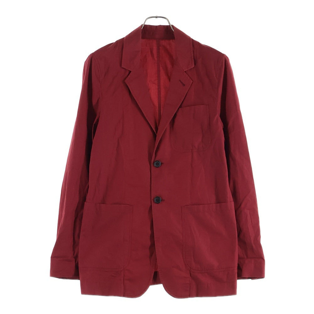 YVES SAINT LAURENT(イヴサンローラン) コットン 2B テーラードジャケット レッド