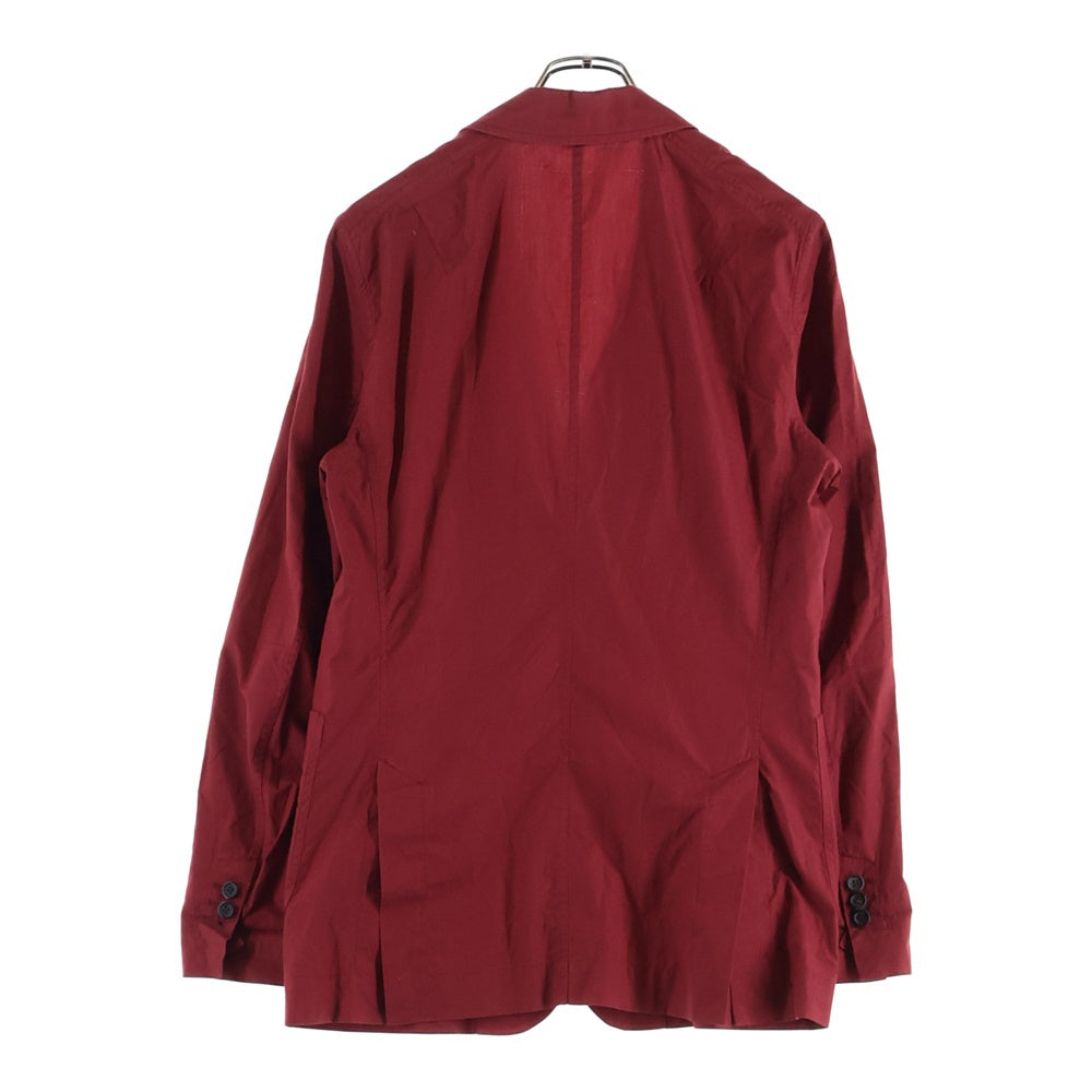 YVES SAINT LAURENT(イヴサンローラン) コットン 2B テーラードジャケット レッド