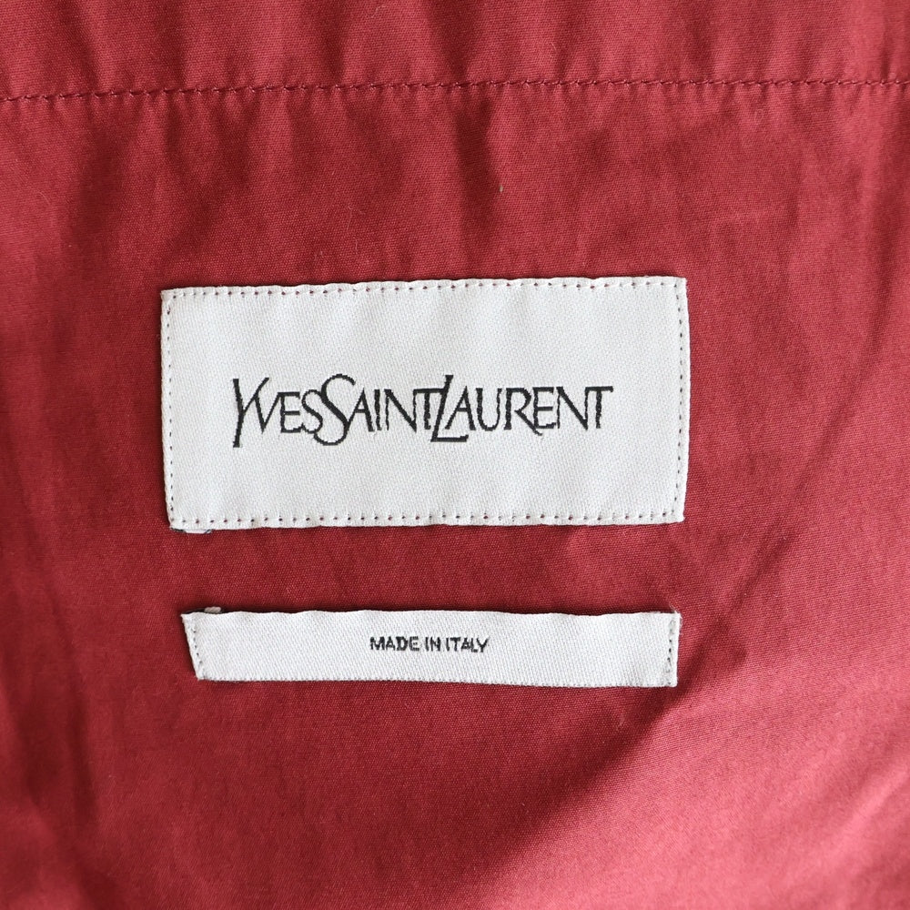 YVES SAINT LAURENT(イヴサンローラン) コットン 2B テーラードジャケット レッド