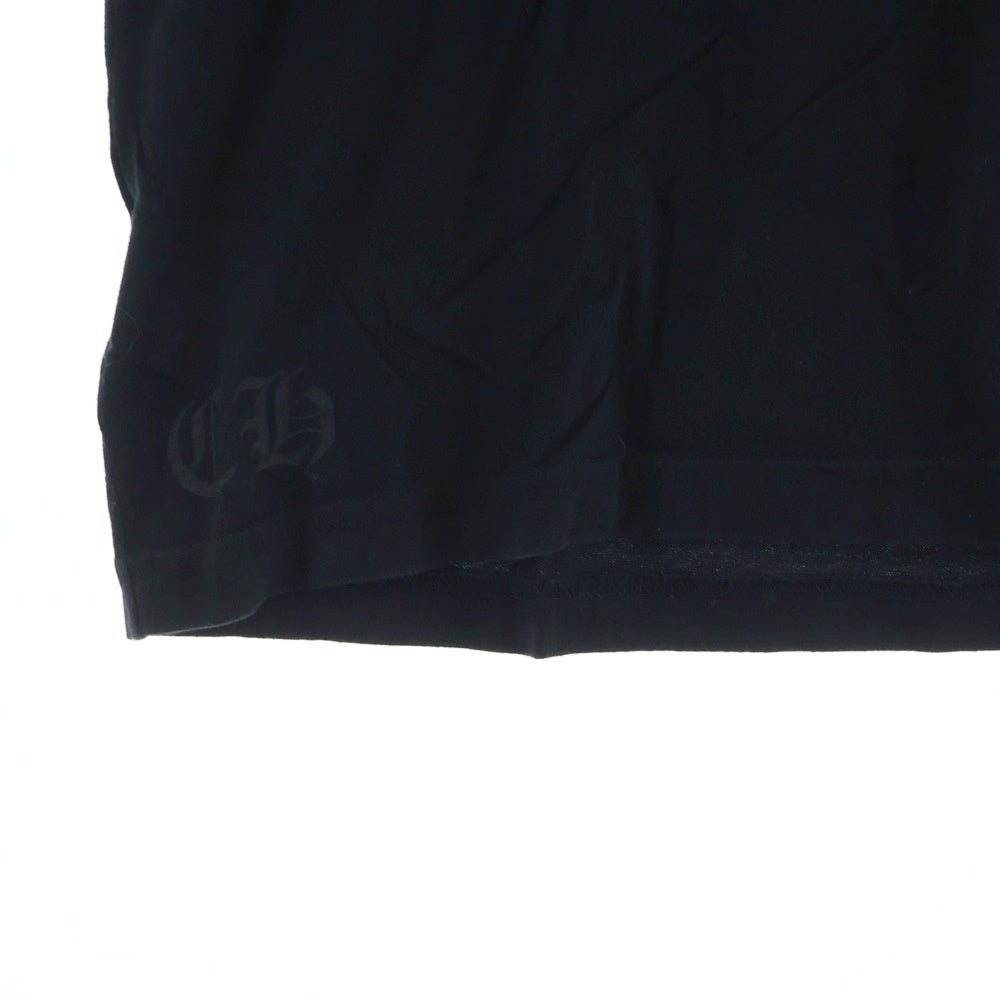 CHROME HEARTS(クロムハーツ) ■GRAD CIRCLE LOGO グラデーションサークルロゴプリント 半袖Tシャツ ブラック コットン
