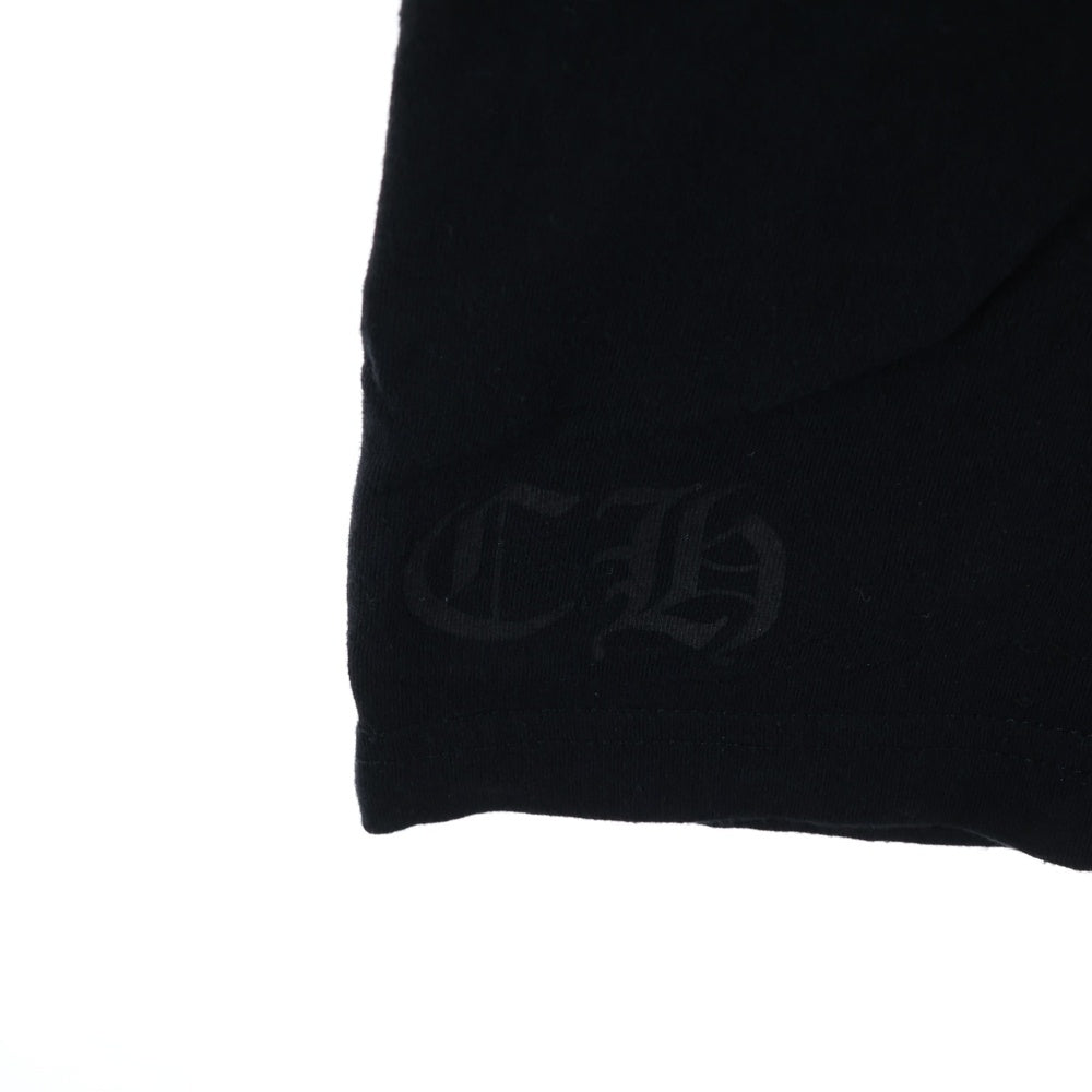 CHROME HEARTS(クロムハーツ) ■ NECK LOGO ネックロゴ 半袖Tシャツ ブラック/イエロー コットン