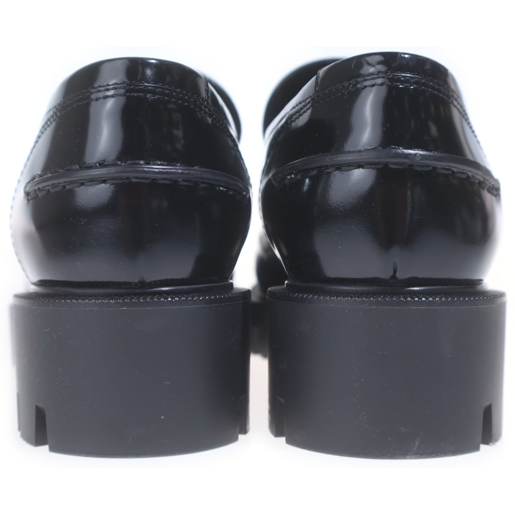 CHRISTIAN LOUBOUTIN(クリスチャンルブタン) Cロゴプレート オックスフォード レザー ダービーシューズ ローファー ブラック レディース 3221081