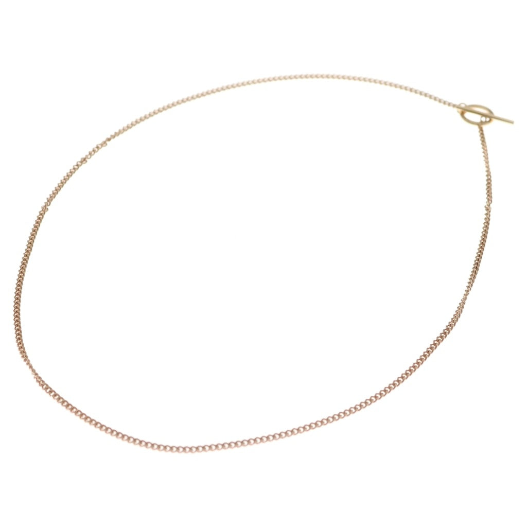 HERMES(エルメス) エシャぺ ネックレス ペンダント チェーン ピンクゴールド Au750 PG レディース