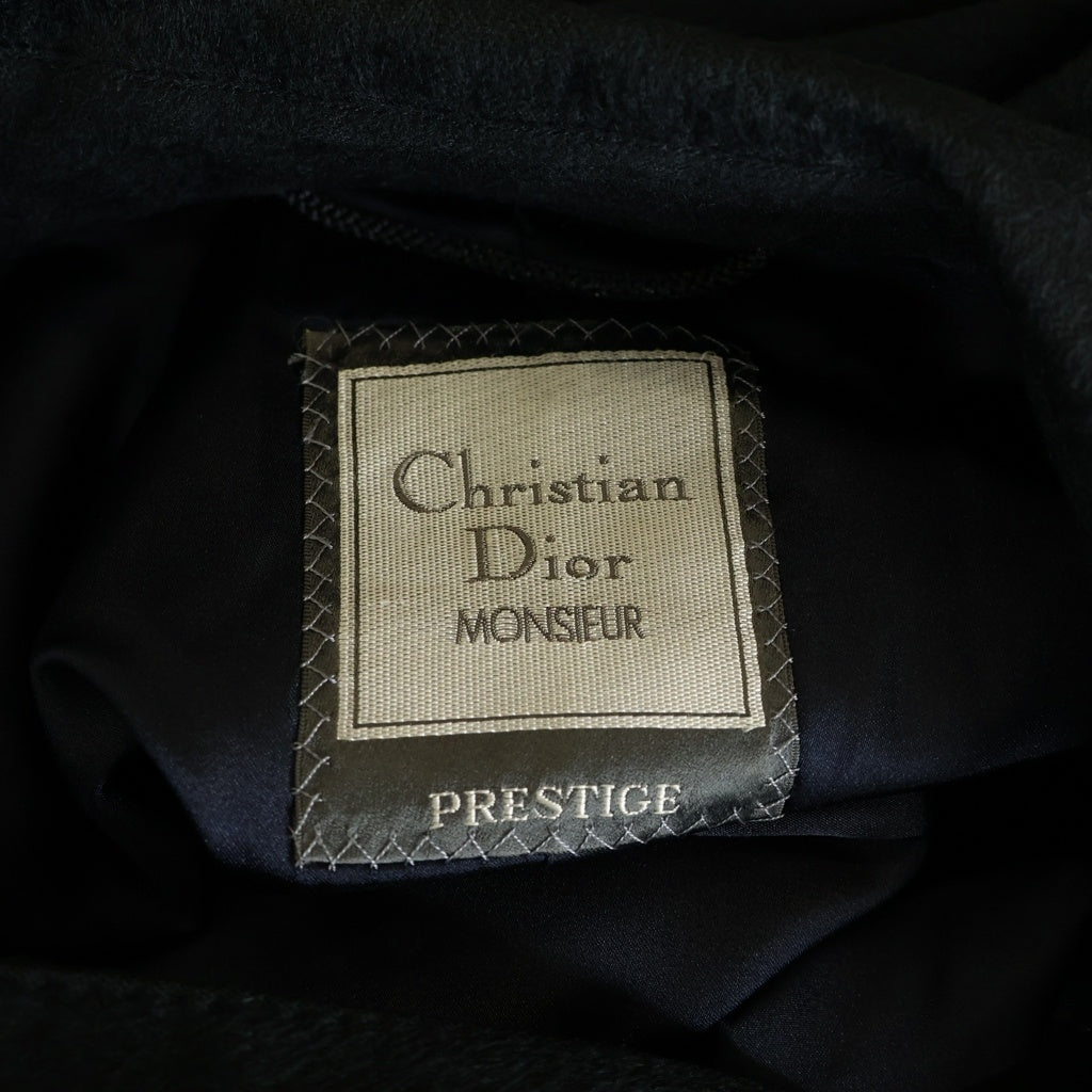 Christian Dior(クリスチャンディオール) カシミヤ ステンカラーロングコート ブラック