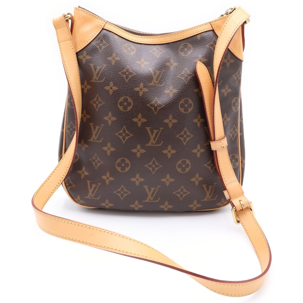 LOUIS VUITTON(ルイヴィトン) ■モノグラム オデオンPM ショルダーバッグ 茶 レザー M56390 CA1182 レディース
