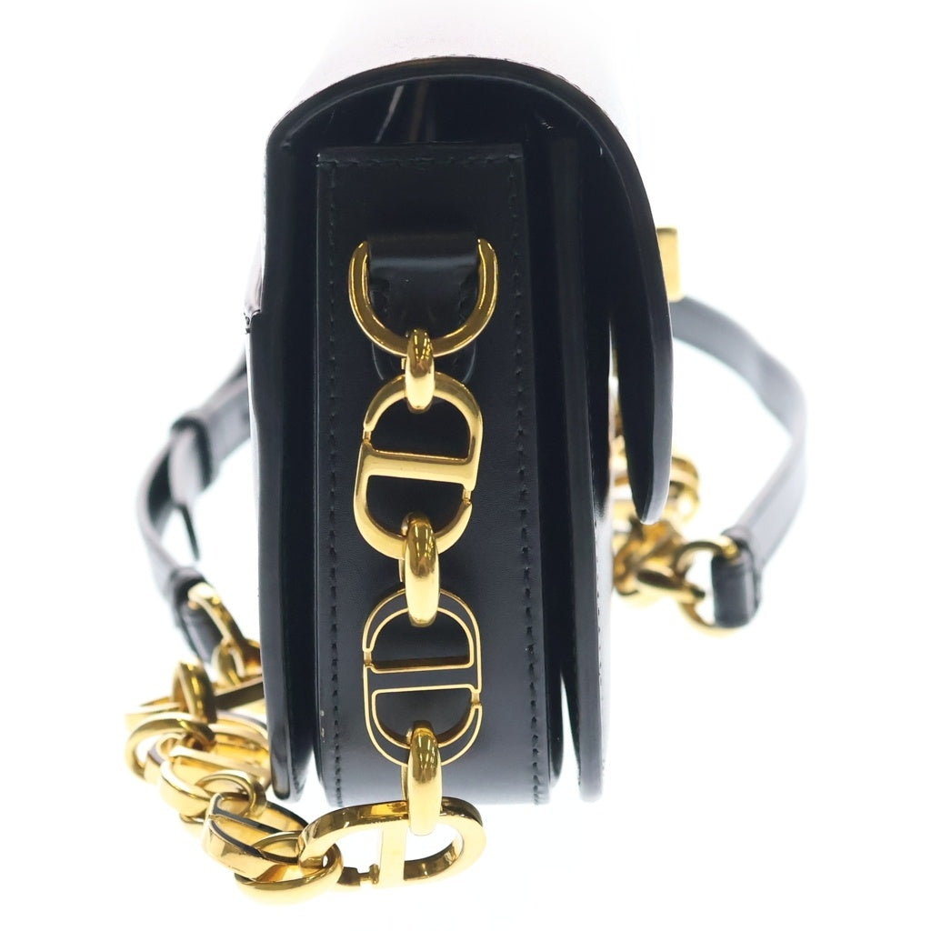 Christian Dior(クリスチャンディオール) モンテーニュ アベニュー ショルダーバッグ カーフスキン ゴールド金具 M9261UMOA_M900 ブラック レディース