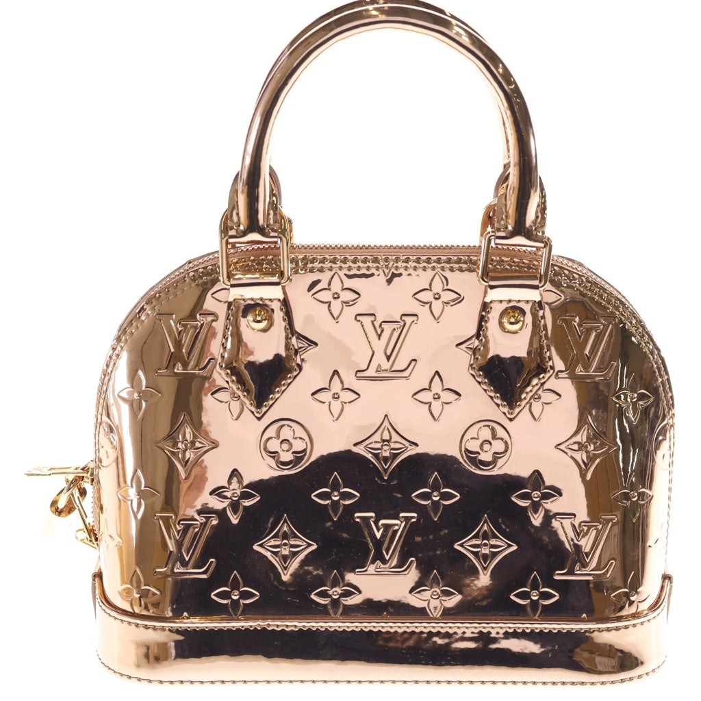LOUIS VUITTON(ルイヴィトン) モノグラム ミロワール LVSKI アルマBB 2WAYバッグ ハンドバッグ ショルダーバッグ ブロンズ レザー M27037 ゴールド金具 レディース
