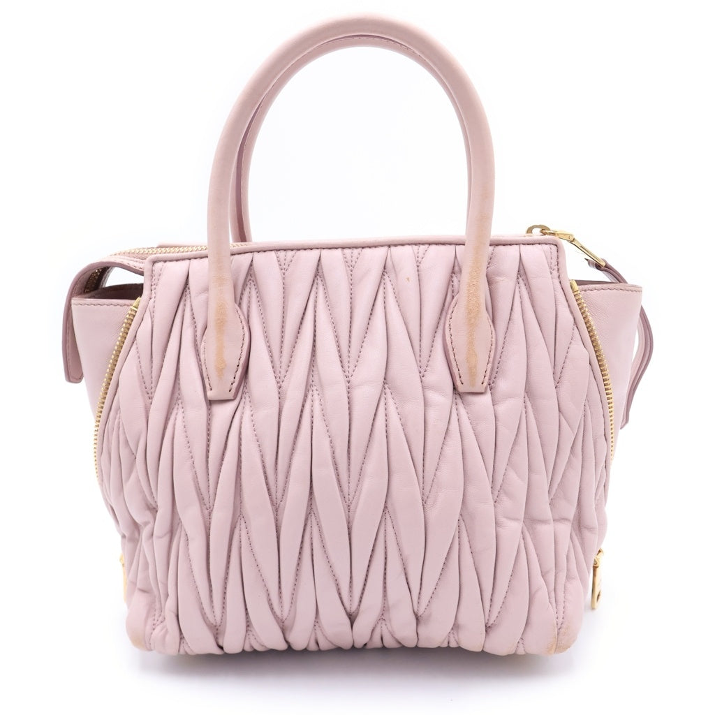miumiu(ミュウミュウ) マテラッセ 2WAYハンドバッグ ショルダーバッグ