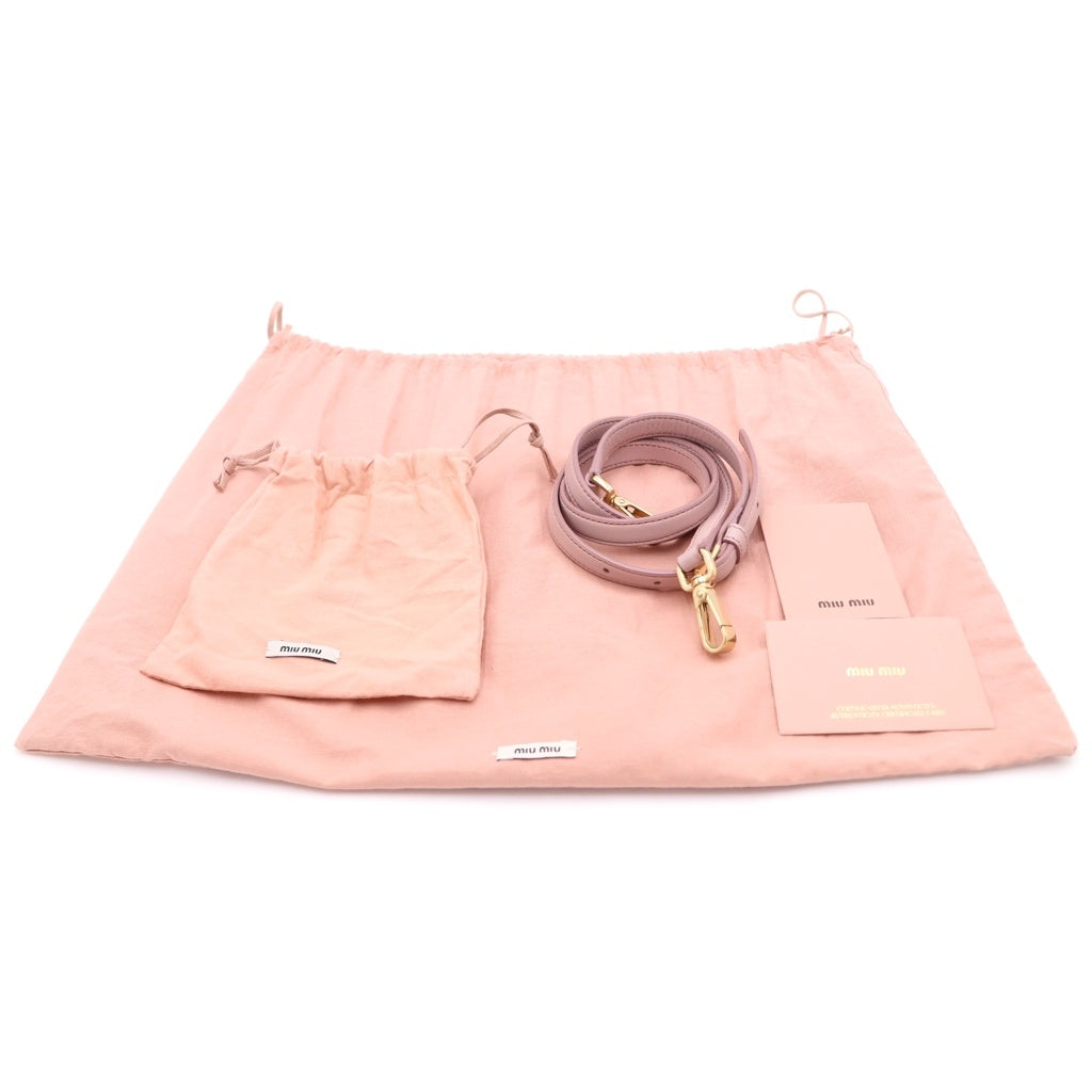 miumiu(ミュウミュウ) マテラッセ 2WAYハンドバッグ ショルダーバッグ