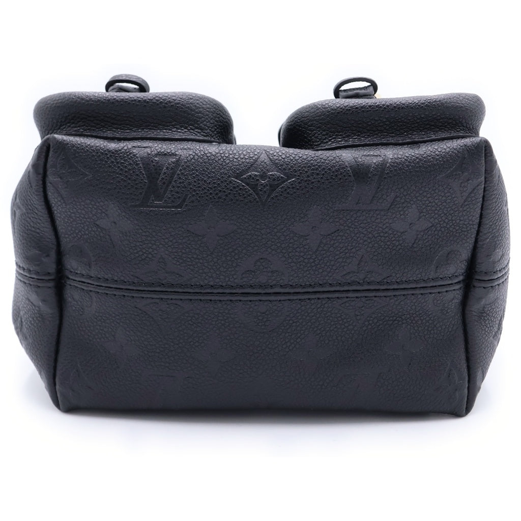 LOUIS VUITTON(ルイヴィトン) モノグラム・アンプラント バックアップ リュックサック バックパック ブラック レザー M47072 ゴールド金具 レディース