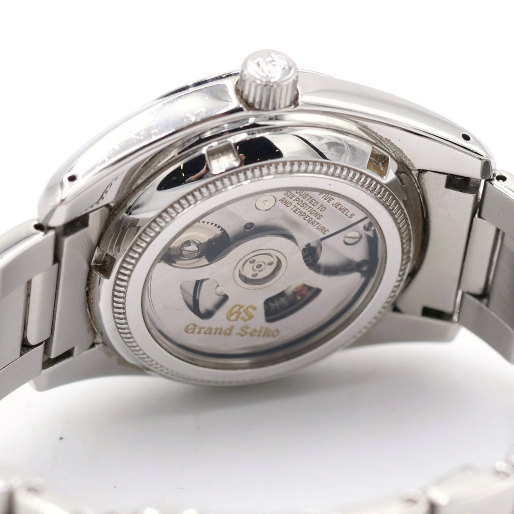 GRAND SEIKO(グランドセイコー) メカニカル デイト 黒文字盤 ステンレス オートマ SBGR053/9S65-00B0 240264