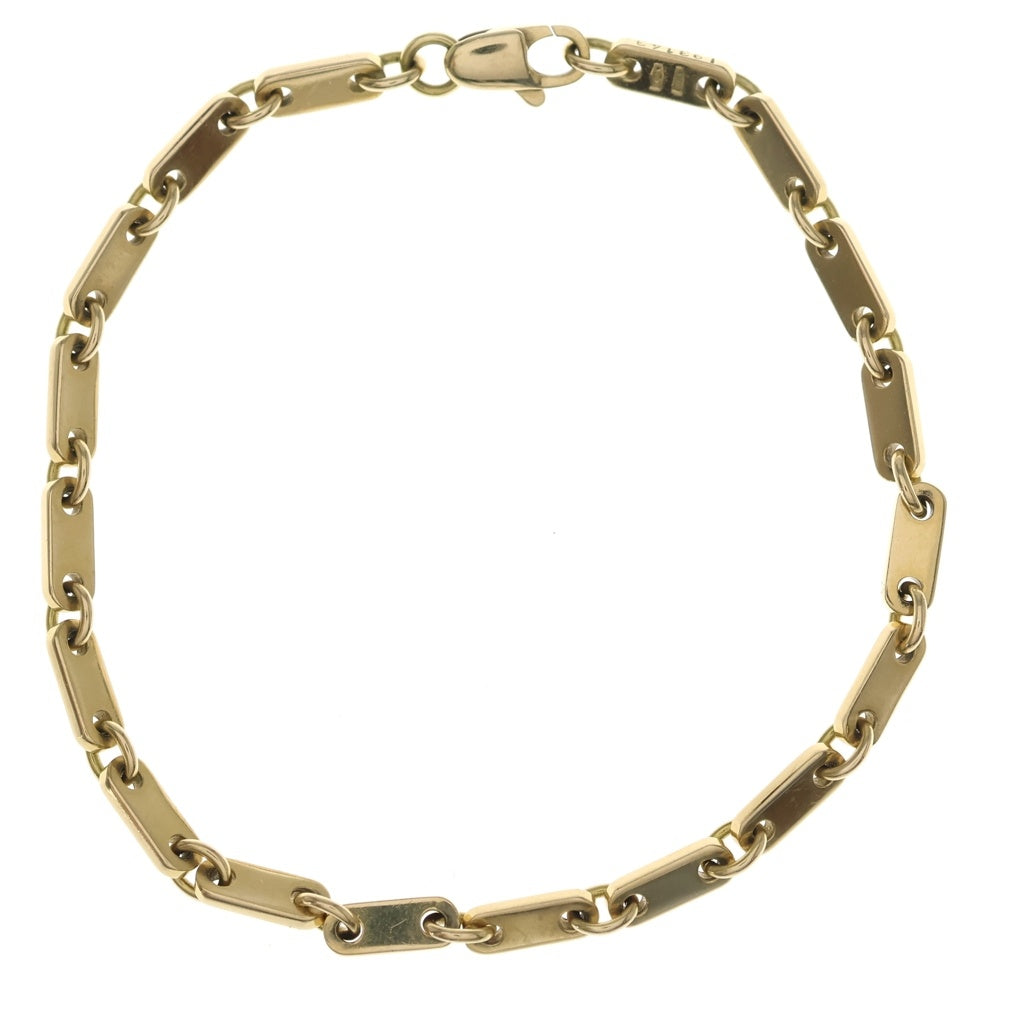 Cartier(カルティエ) フィガロ ブレスレット 750 YG イエローゴールド レディース