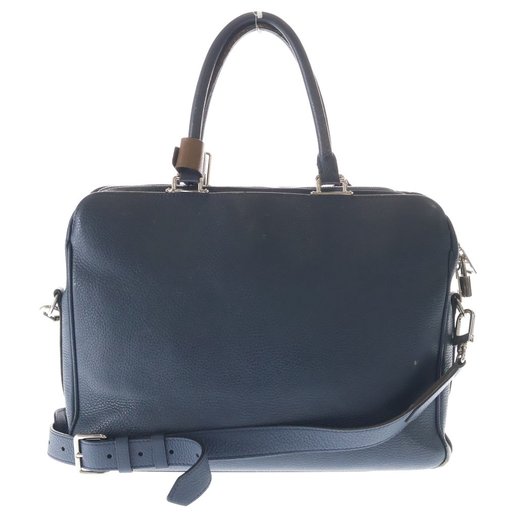 LOUIS VUITTON(ルイヴィトン) アルマンド ブリーフケースMM ビジネスバッグ ショルダーバッグ ハンドバッグ ネイビー トリヨンレザー M54380 シルバー金具 レディース