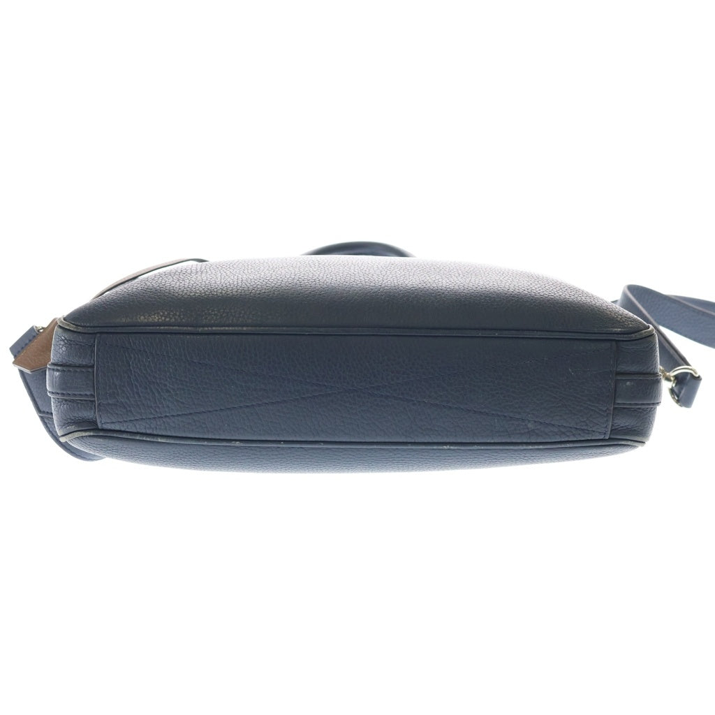 LOUIS VUITTON(ルイヴィトン) アルマンド ブリーフケースMM ビジネスバッグ ショルダーバッグ ハンドバッグ ネイビー トリヨンレザー M54380 シルバー金具 レディース