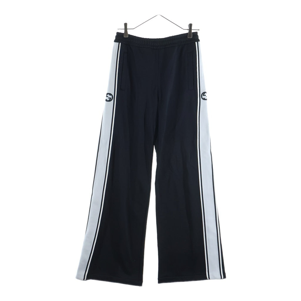 GUCCI(グッチ) サイドライントラックパンツ ブラック ポリエステル #XS 773037 X1F7U レディース