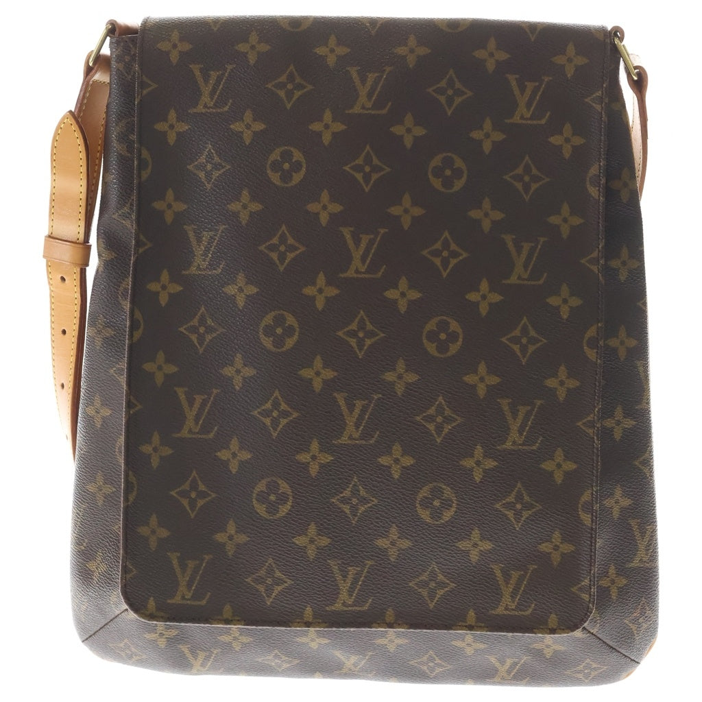 LOUIS VUITTON(ルイヴィトン) モノグラム ミュゼット ワンショルダーバッグ ブラウン PVCレザー M51256 レディース