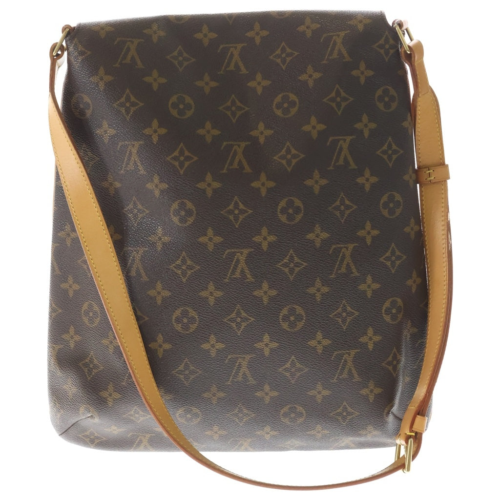 LOUIS VUITTON(ルイヴィトン) モノグラム ミュゼット ワンショルダーバッグ ブラウン PVCレザー M51256 レディース