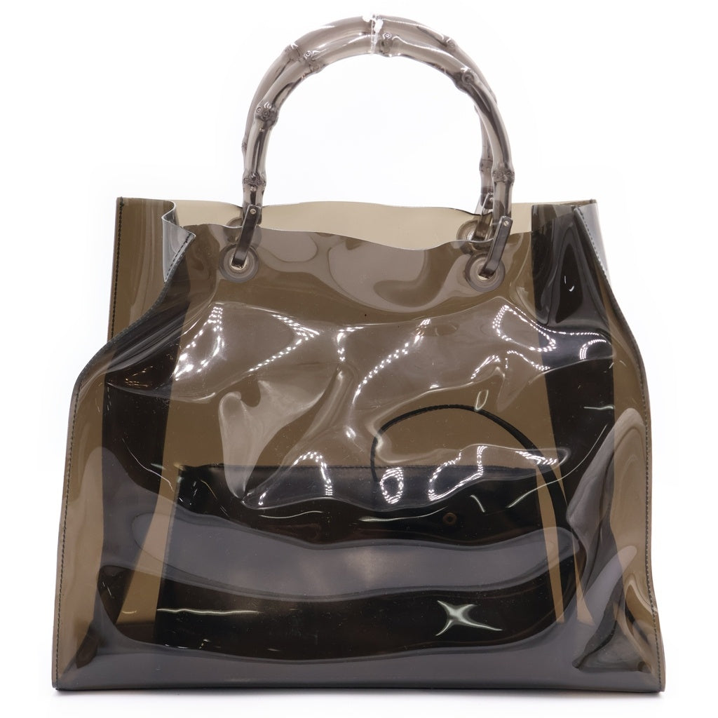 GUCCI(グッチ) バンブー ハンドル ハンドバッグ トートバッグ ブラウン