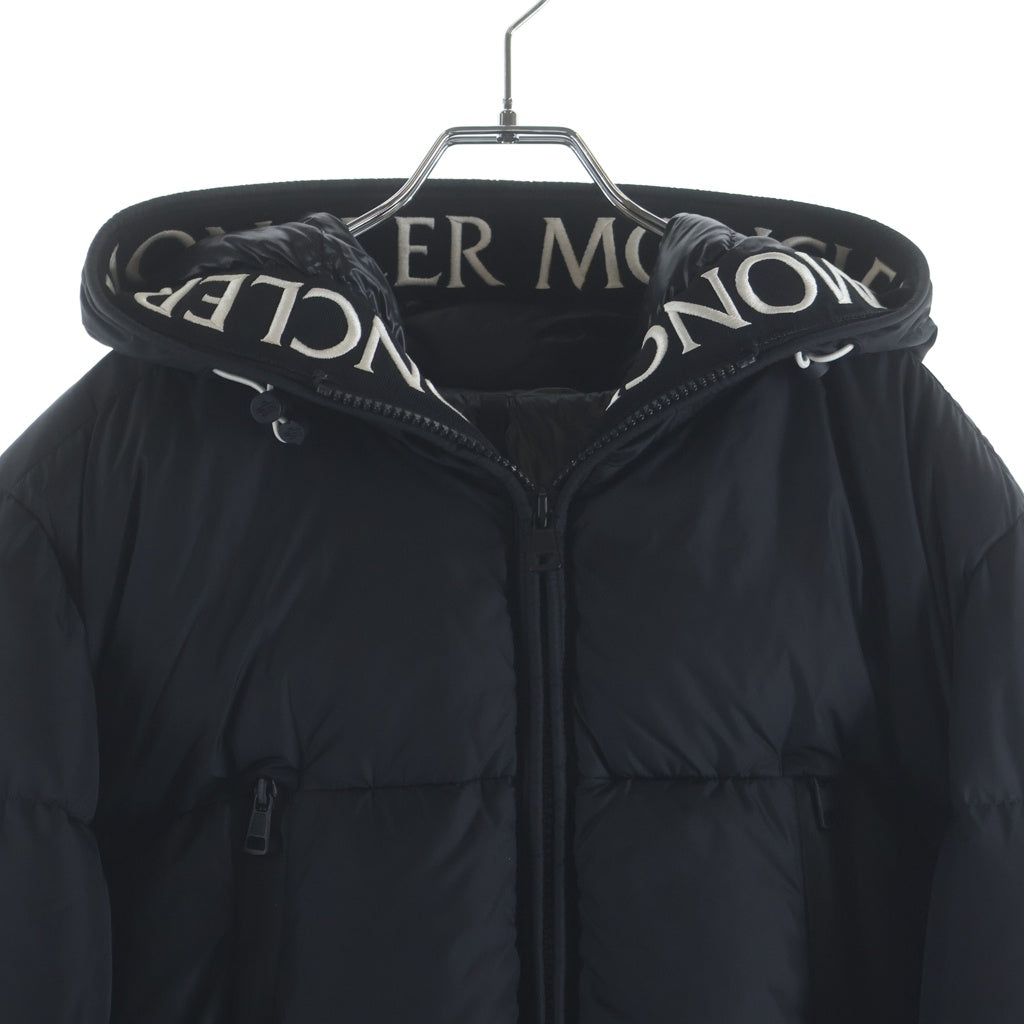 MONCLER(モンクレール) 19AW MONTCLA モンクラ ロゴ刺繍 フーデッド ダウンジャケット ブラック E20914194385
