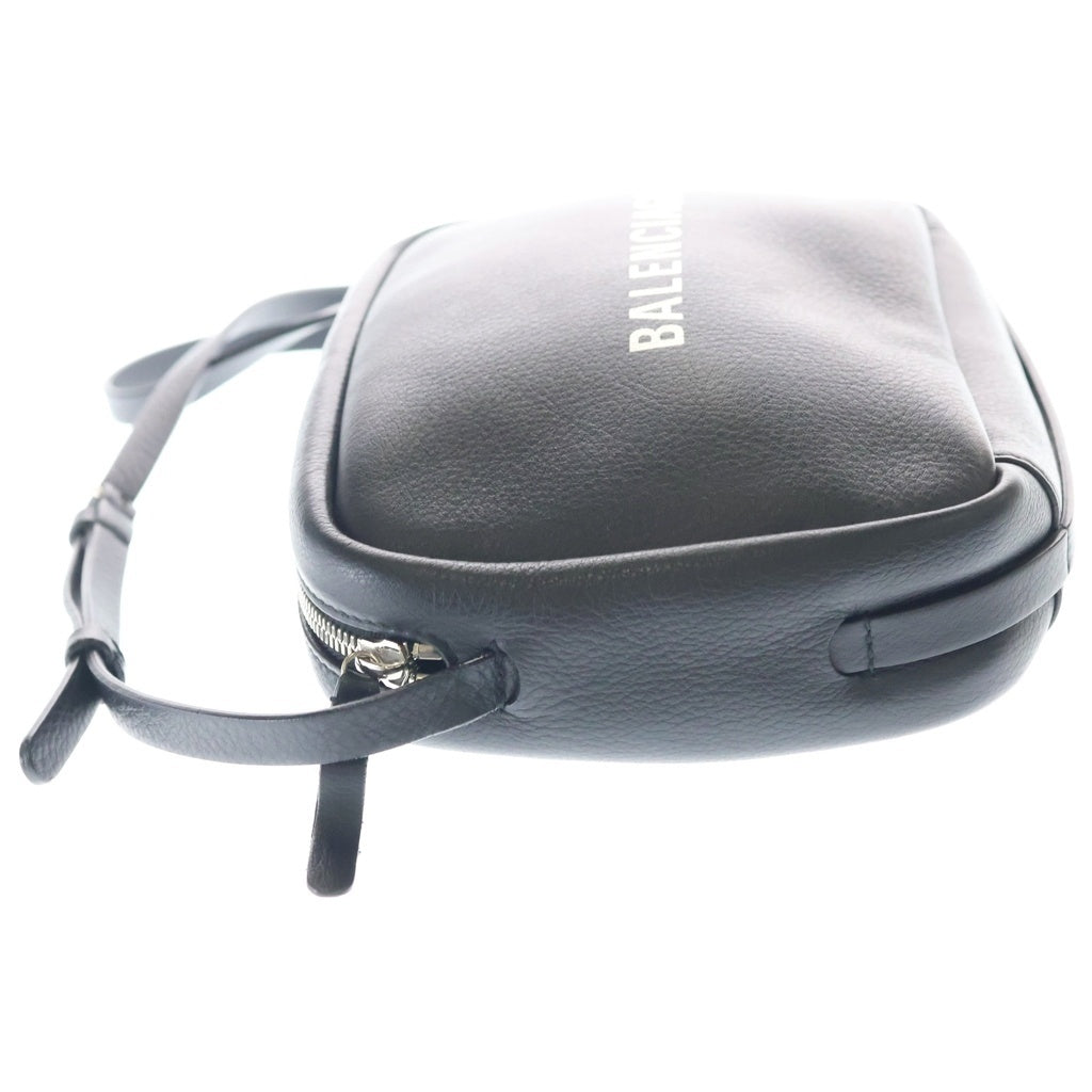 BALENCIAGA(バレンシアガ) エブリディ カメラバッグ ショルダーバッグ ミニバッグ ブラック レザー 489812 シルバー金具